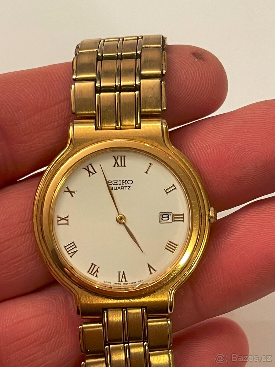 Hodinky Seiko, strojek Quartz, čiselnik 35mm. Plně funkční. - 3