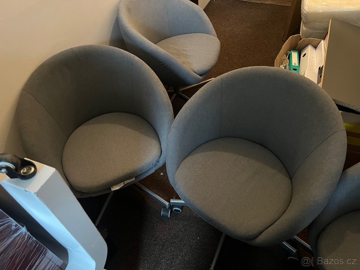 SKRUVSTA - Otočná židle na kolečkách - 3