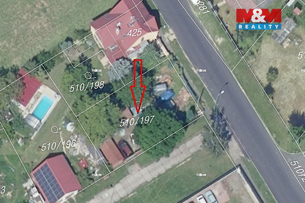 Prodej pozemku, zahrada, 401 m², Sendražice u Kolína - 3