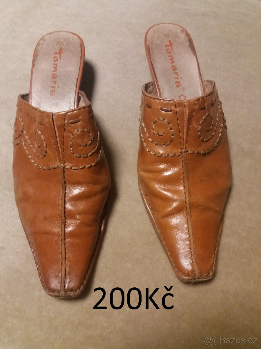 dámské kožené boty - 3