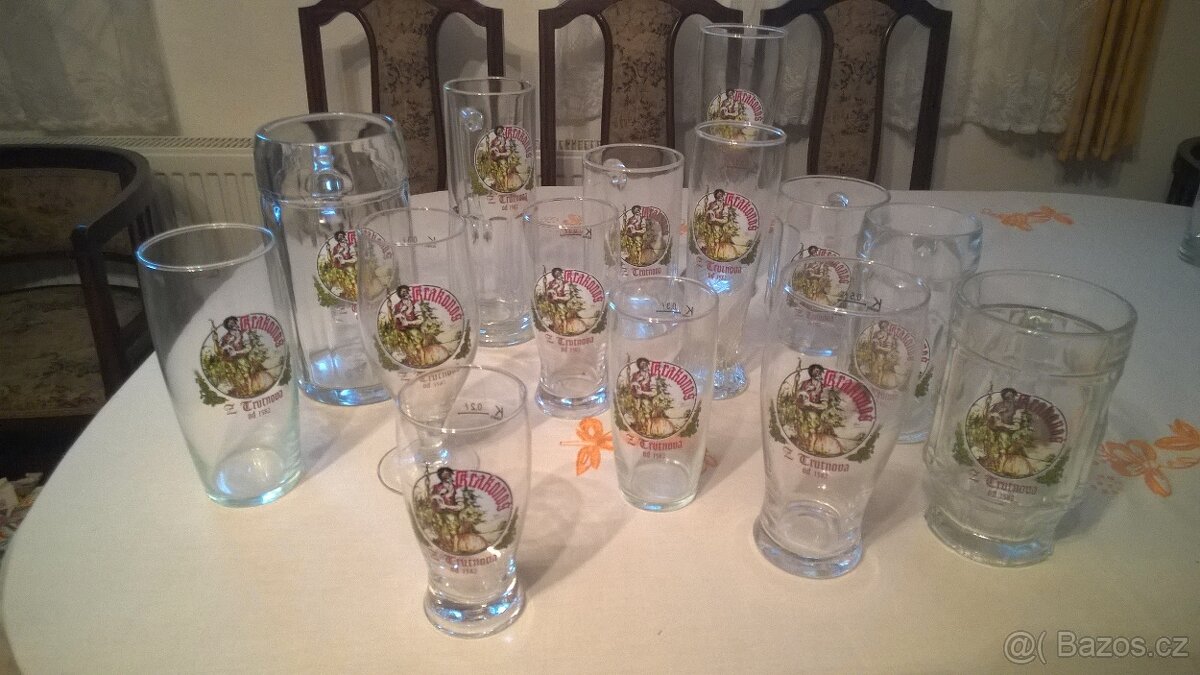 Krakonoš pulitry, sklenice SADY - 3