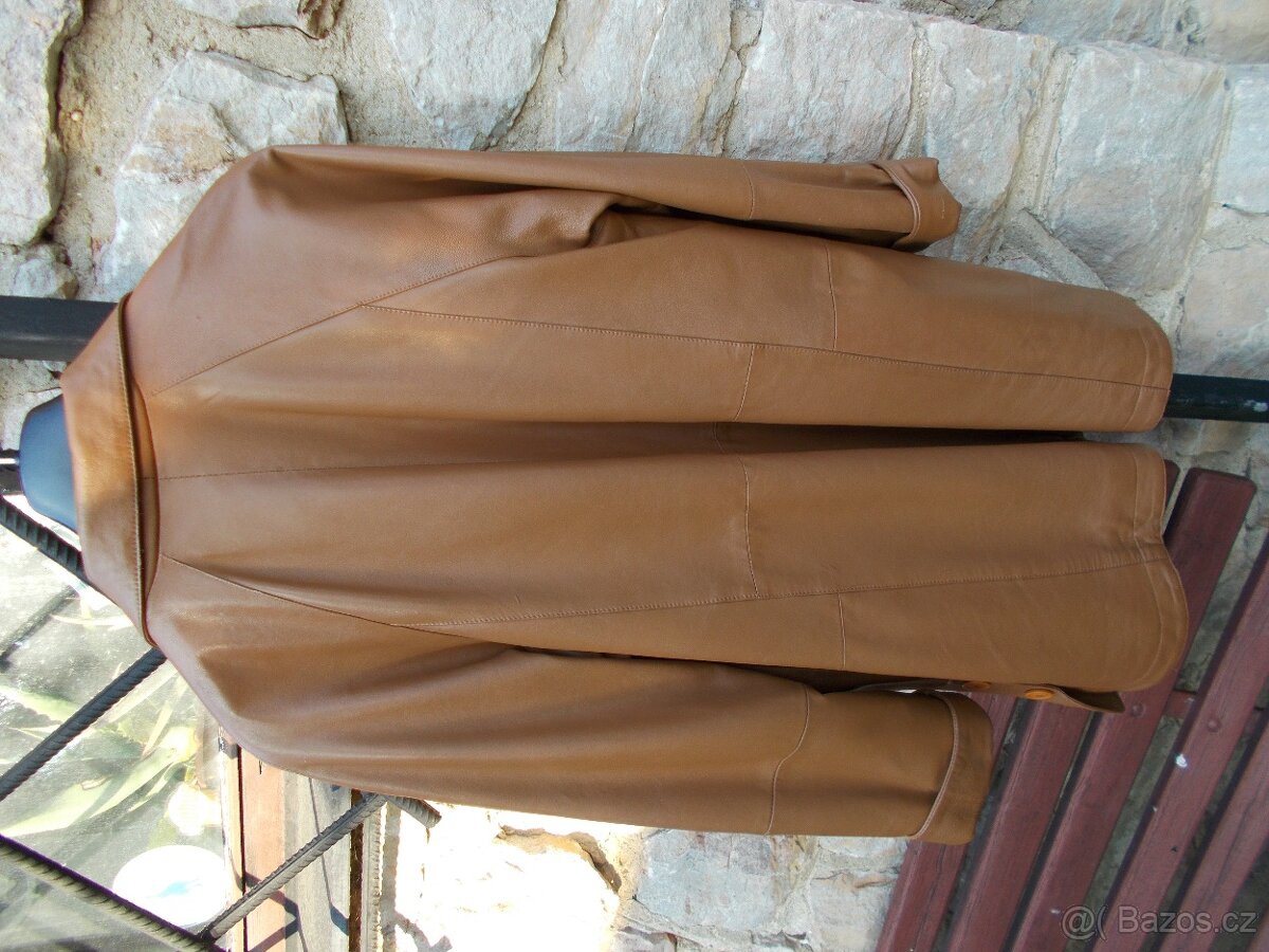 Dámský kožený kabát - 3