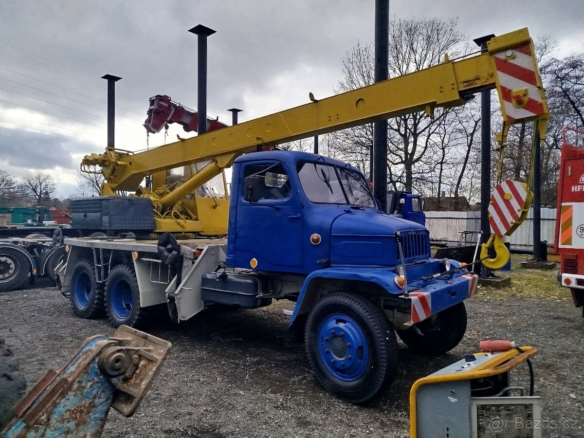 Praga V3S AD 080 autojeřáb - 3