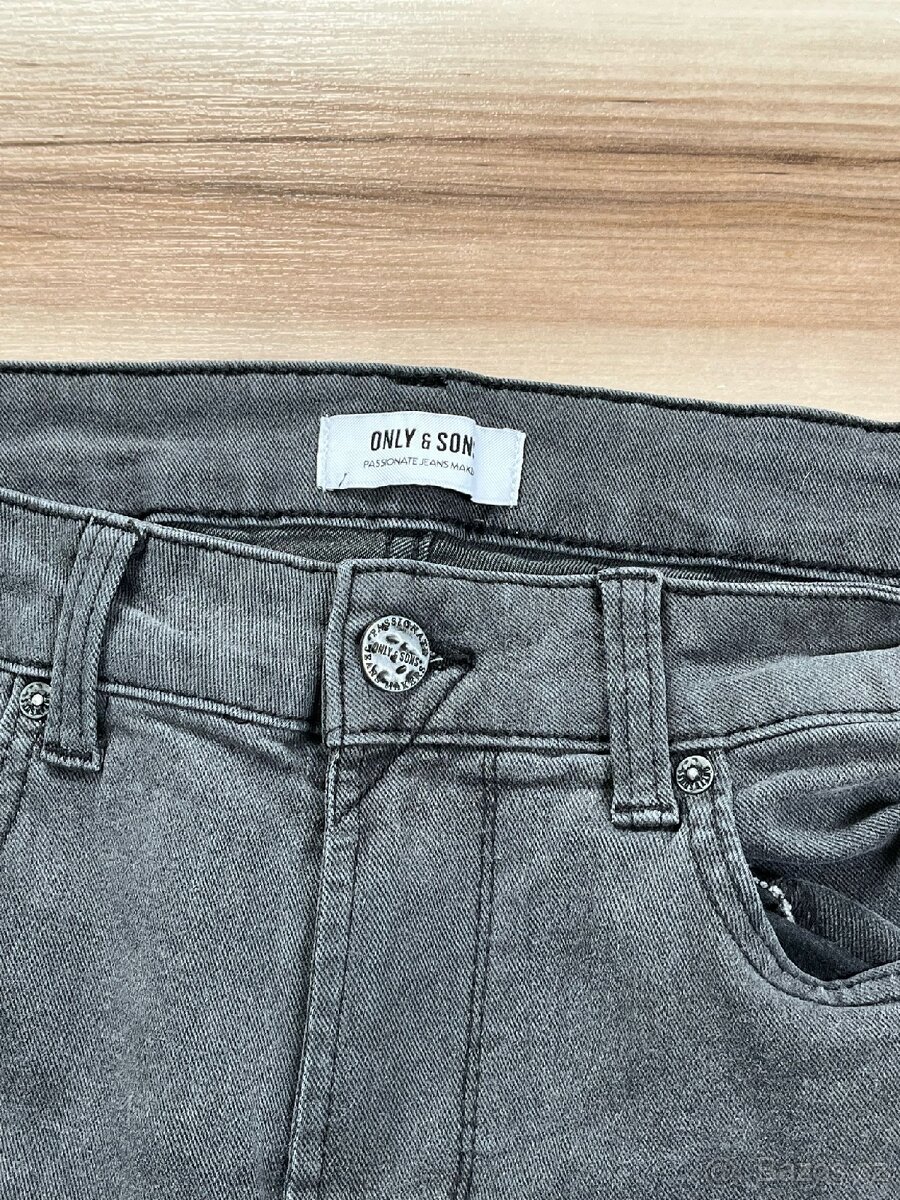 Šedé rifle Only & Sons - 3