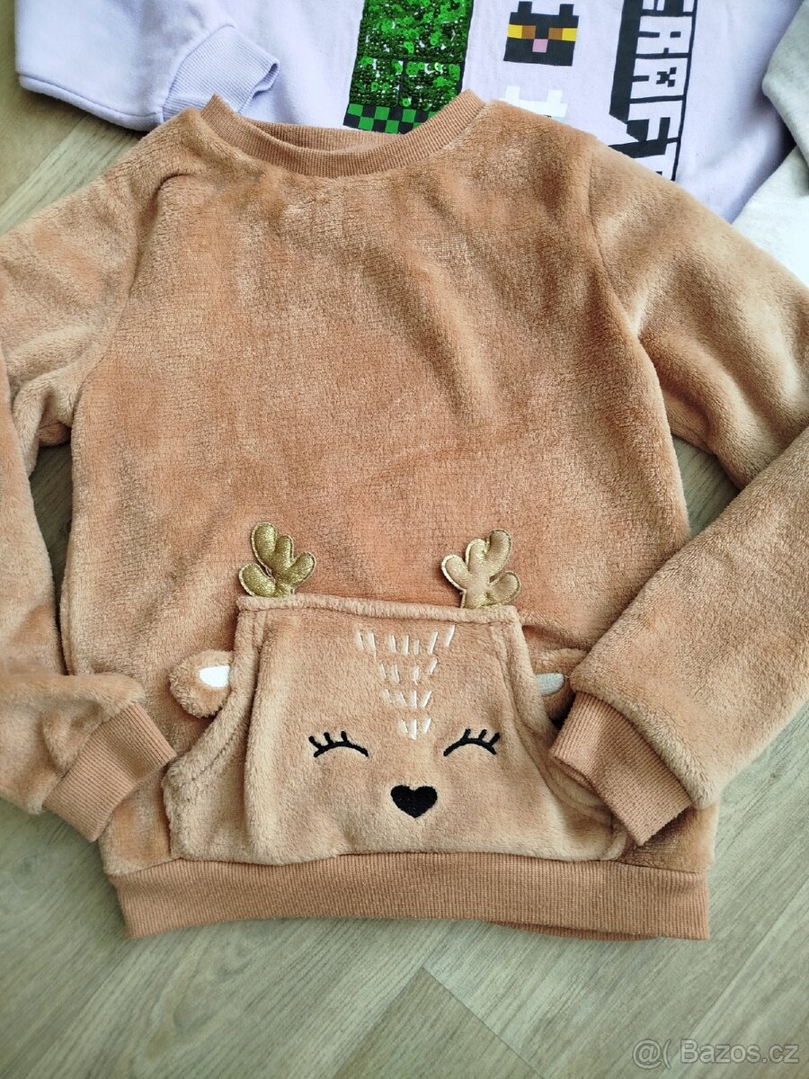 Balíček mikina H&M, vel.128 - 3