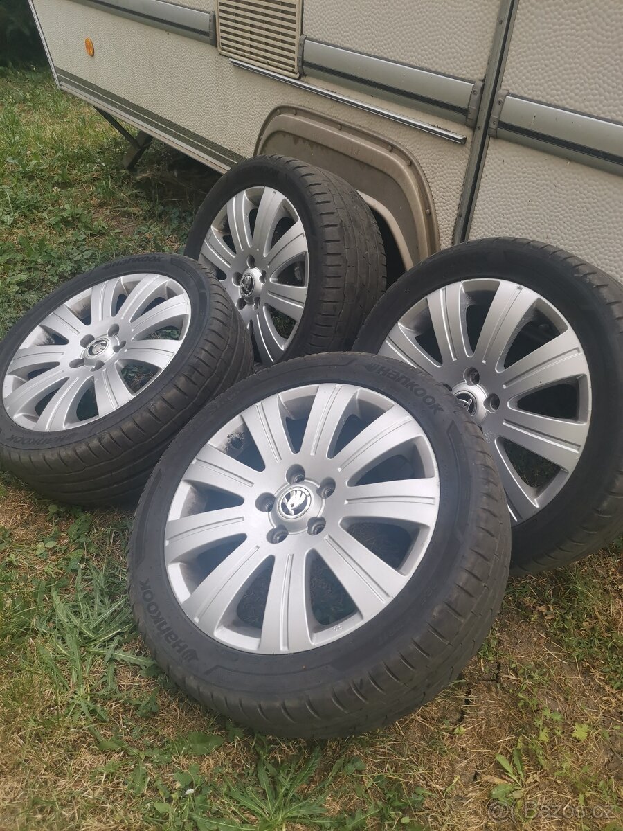 Original alu kola Flash Skoda Superb 2 - 3