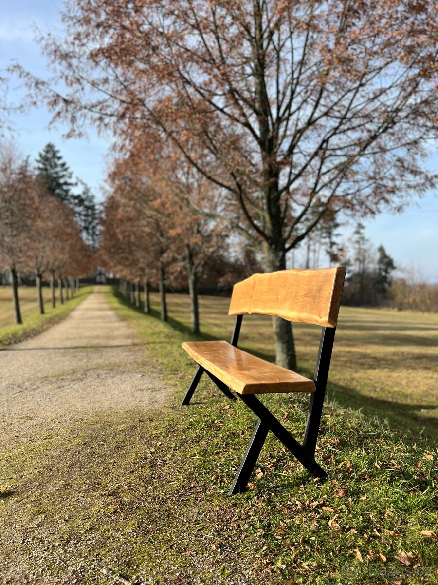 Zahradní lavička : DUB - doprava zdarma - 3