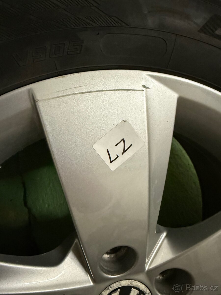 Alu kola Škoda zimní 5x100 r15 - 3