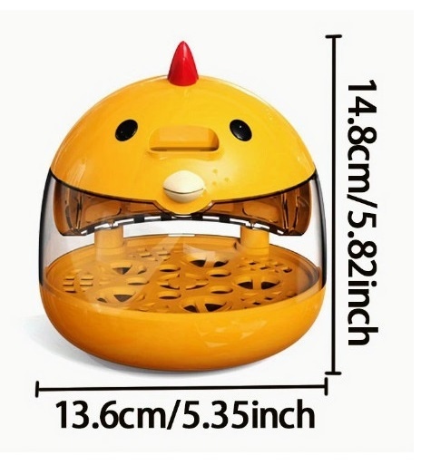 Malý chytrý inkubátor, líheň 5 vajec, pro domácnost - 3