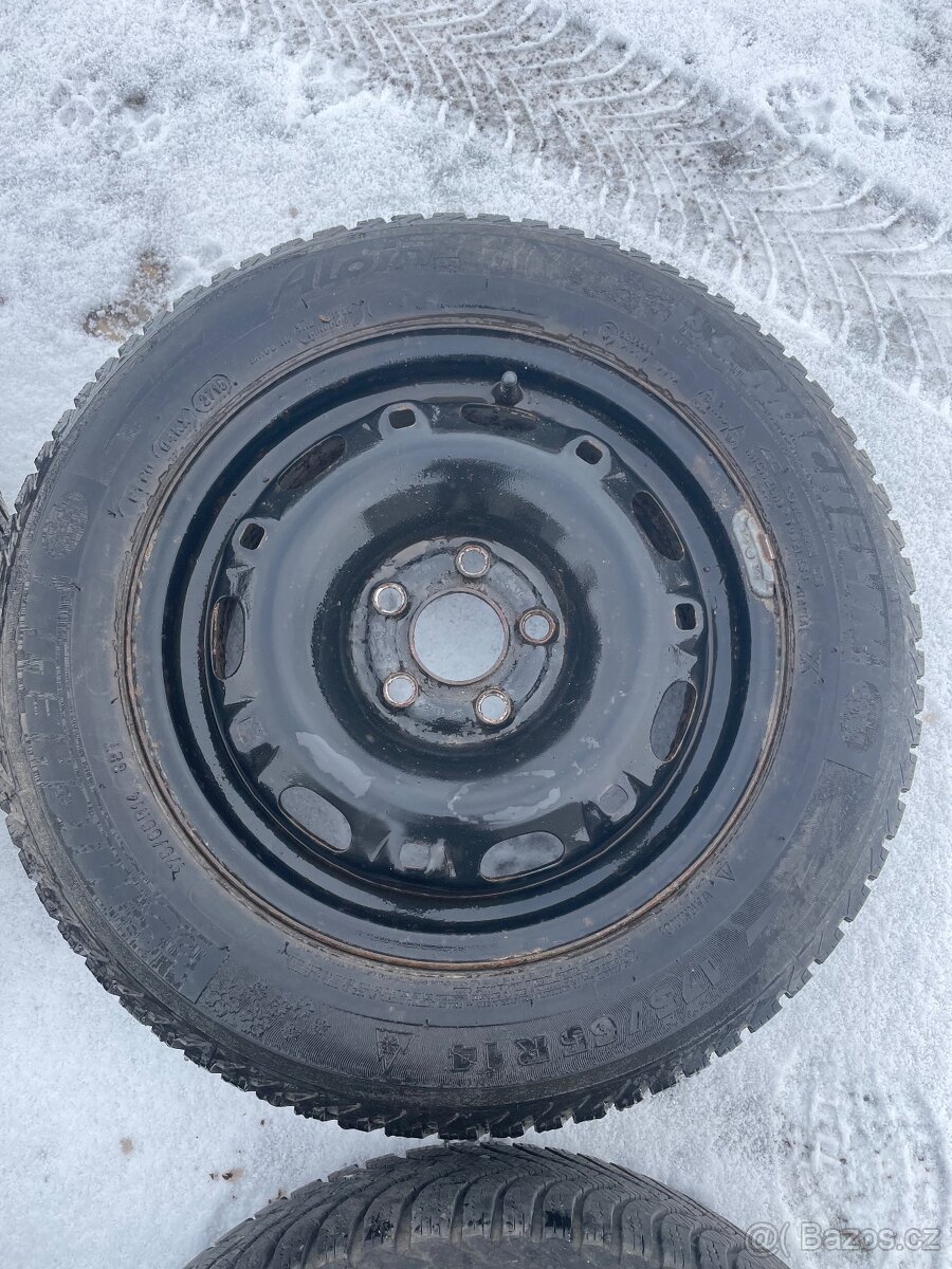 Plechové kola 5x100 r14 175/65/14 zimní - 3