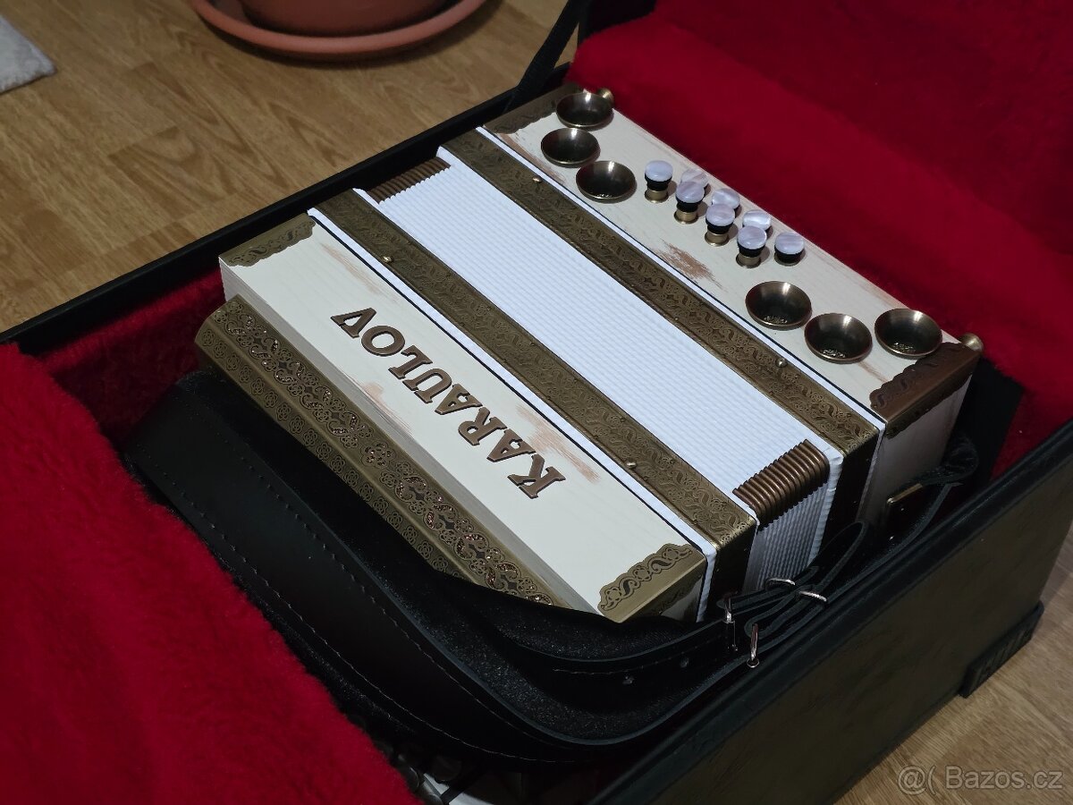 Heligónka Karaulov 2rad,CF (nová) - 3