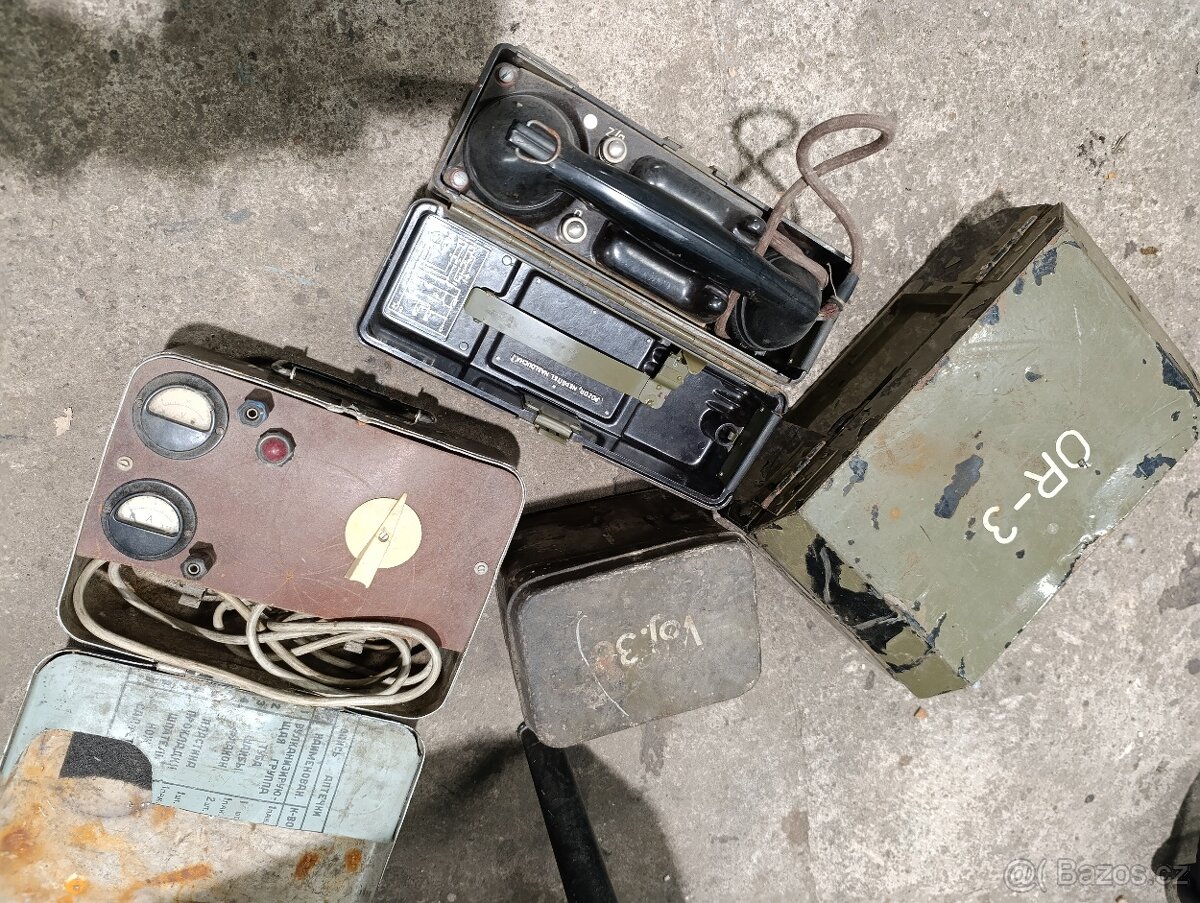 Vojenské různé předměty mix - 3