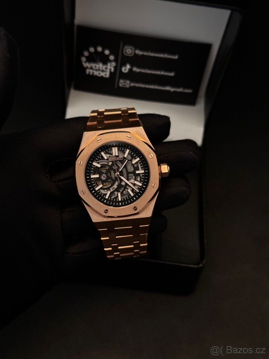 Seiko mod OAK Skeleton - 3