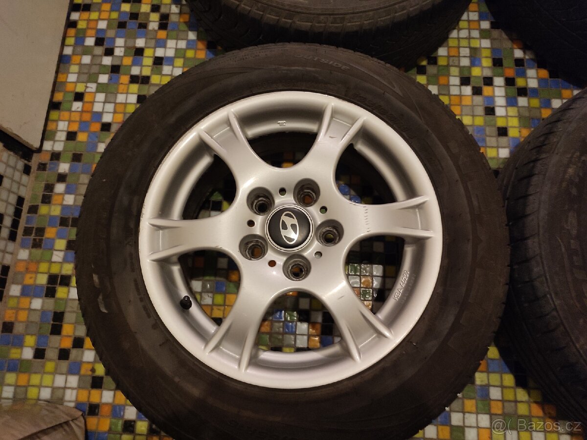 Alu kola 15" 5x114,3 + pneu - 3