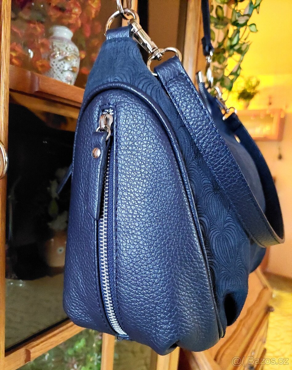 Nová kožená kabelka VeraPelle - 3