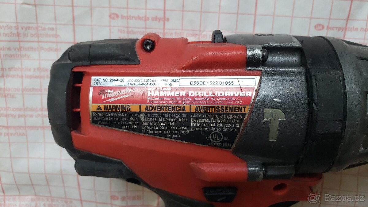 MILWAUKEE M18 (fuel) příklepová vrtačka - 3