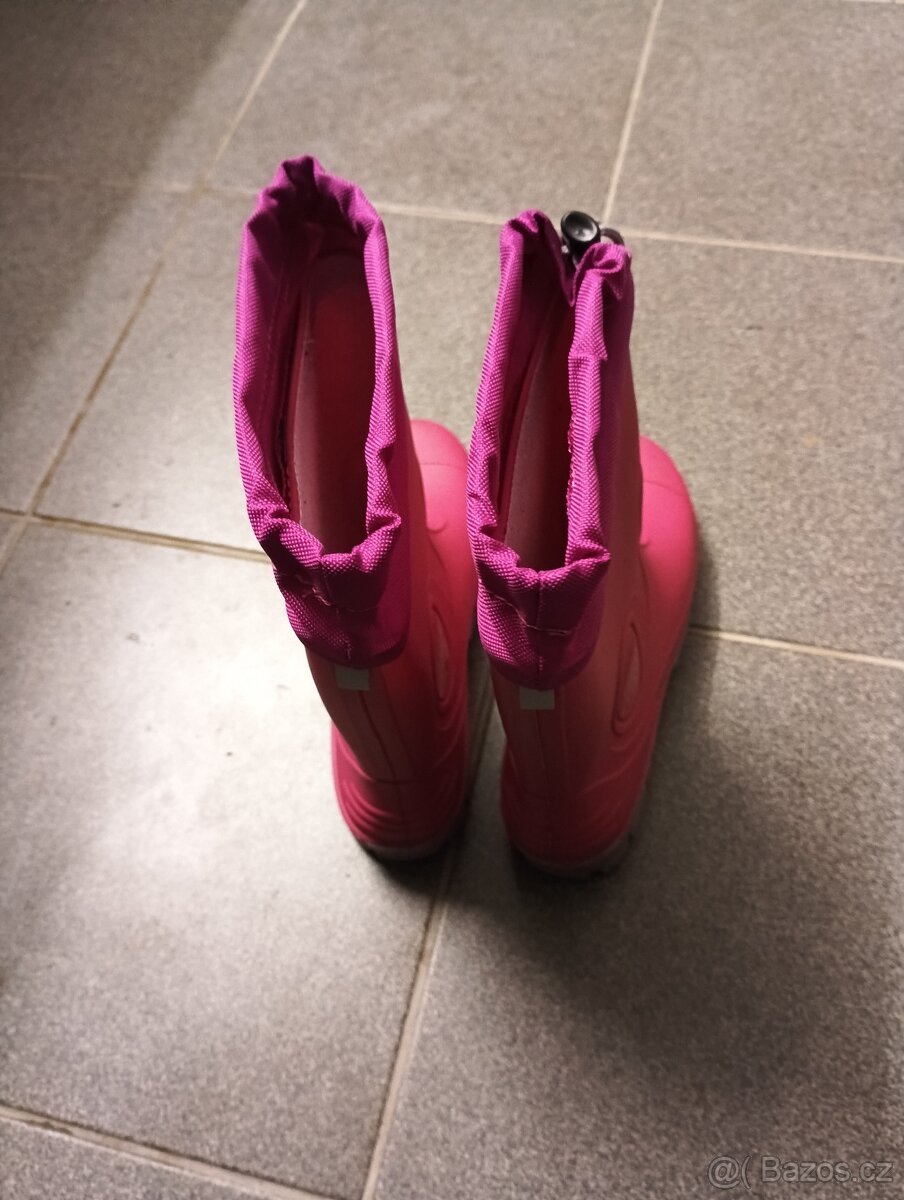 Dětské holínky růžové - 3