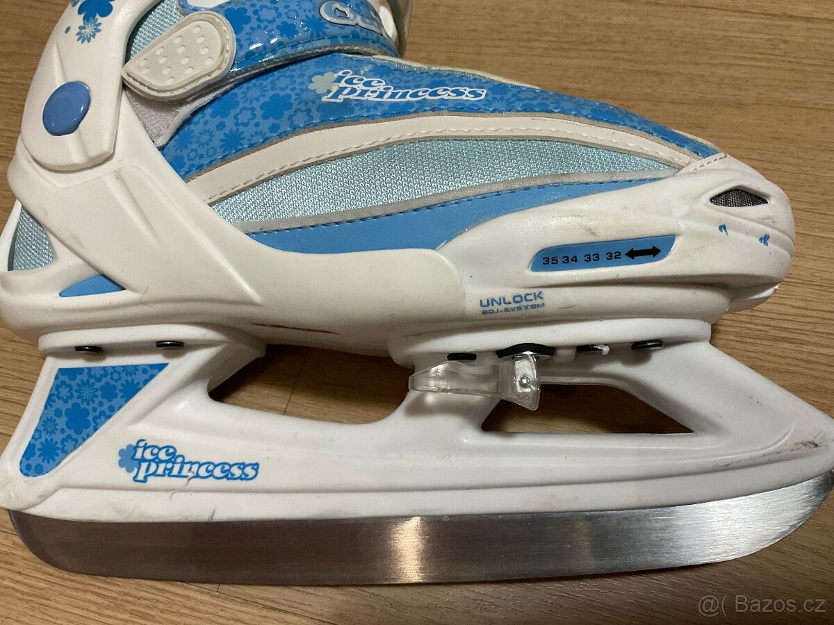 Dívčí brusle Ice Princess vel. 32 až 35 - 3