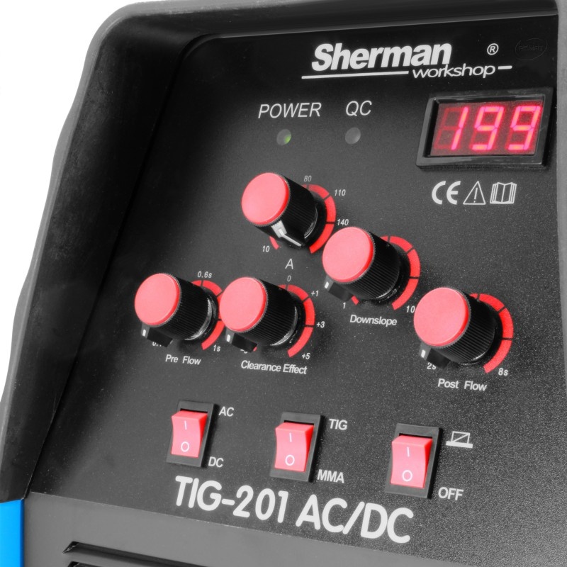 Inventorová svářečka Sherman TIG 201 AC/DC - 3