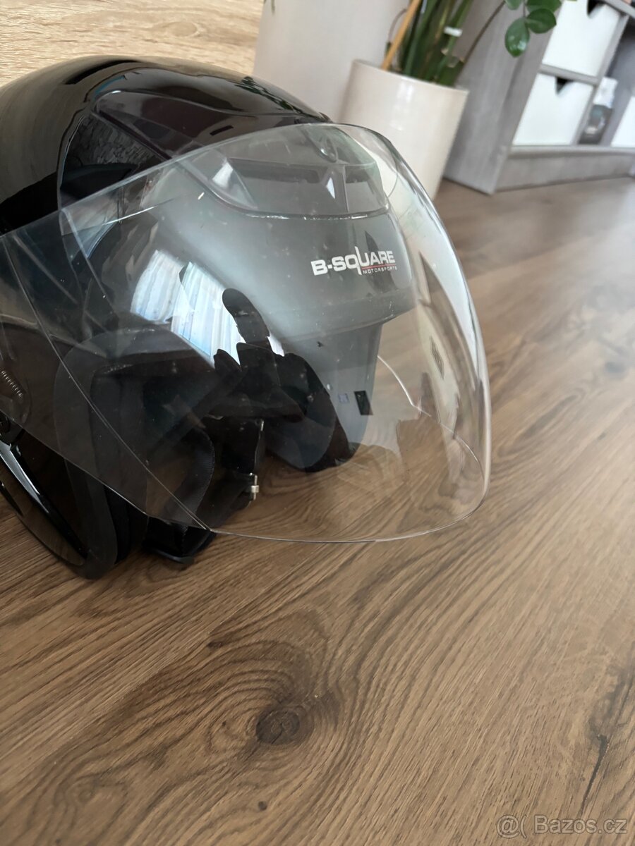 Motocyklová helma B-Square (černá, s plexi) - 3