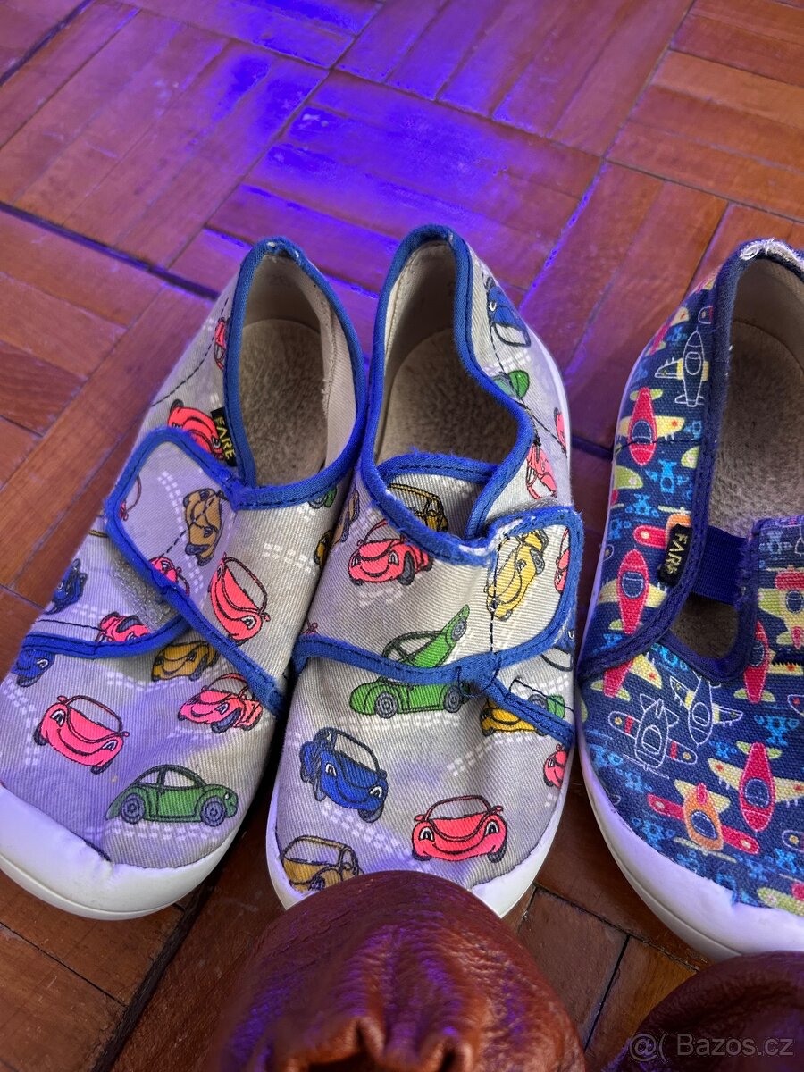 Kožené capáčky a bačkory Fare vel. 26 a 27 - 3