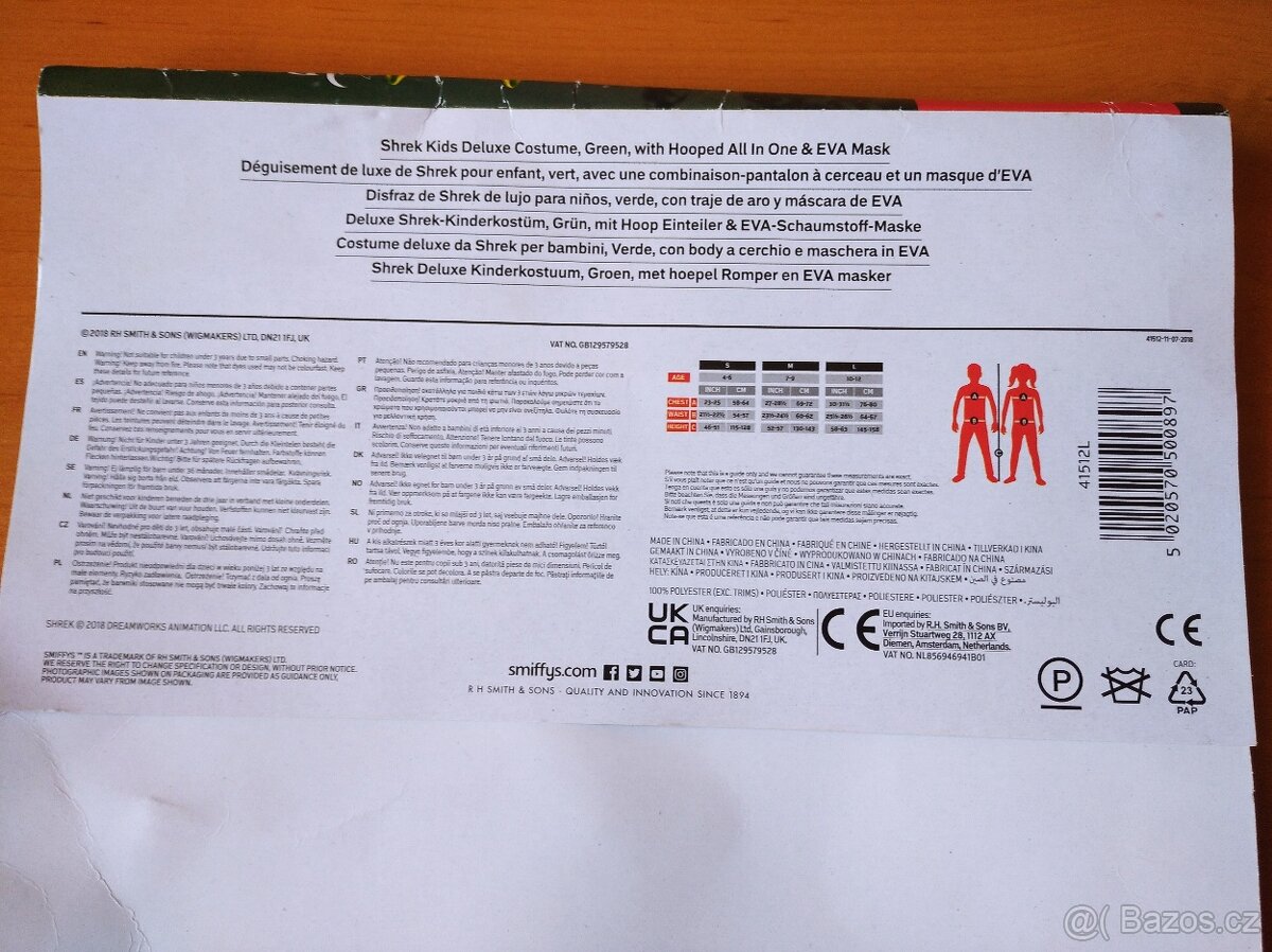 Karnevalový kostým Shrek - 3