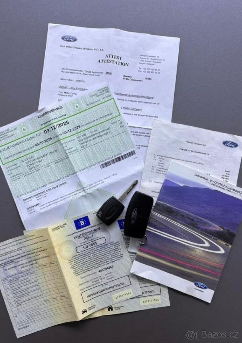 FORD SMAX 2.0TDCi TITANIUM rv2011 KŮŽE TZ PAMĚT ALU LED - 3