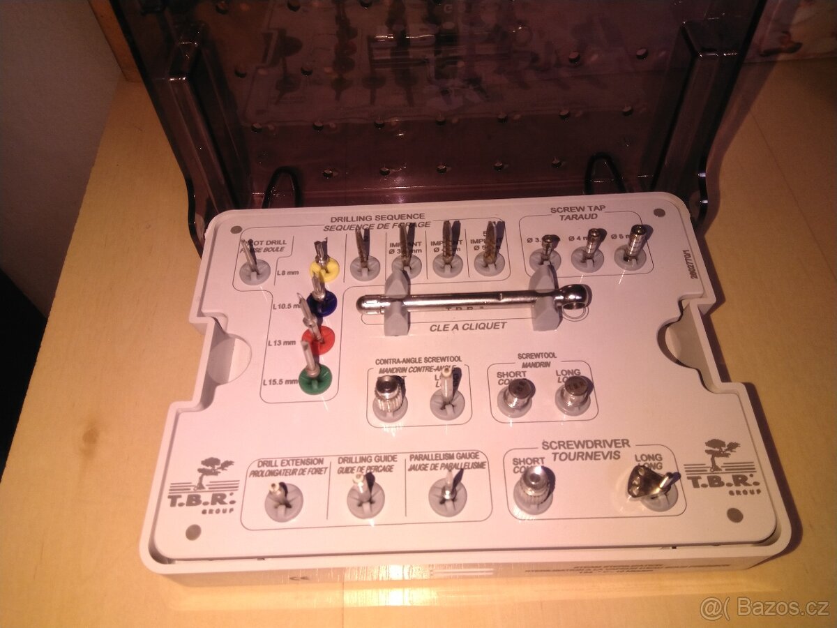 Zubařská sada, nástroje, vybavení TBR - 3