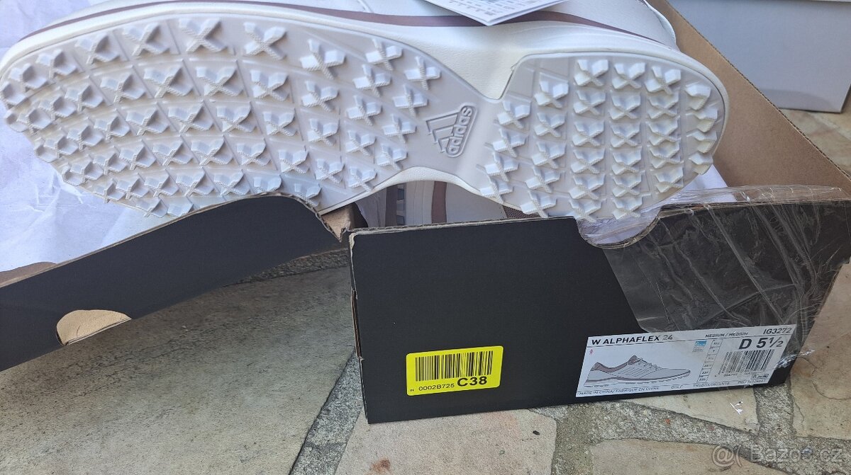 Dámské golfové boty Adidas W Alphaflex 24 vel 5 1/5 - 3