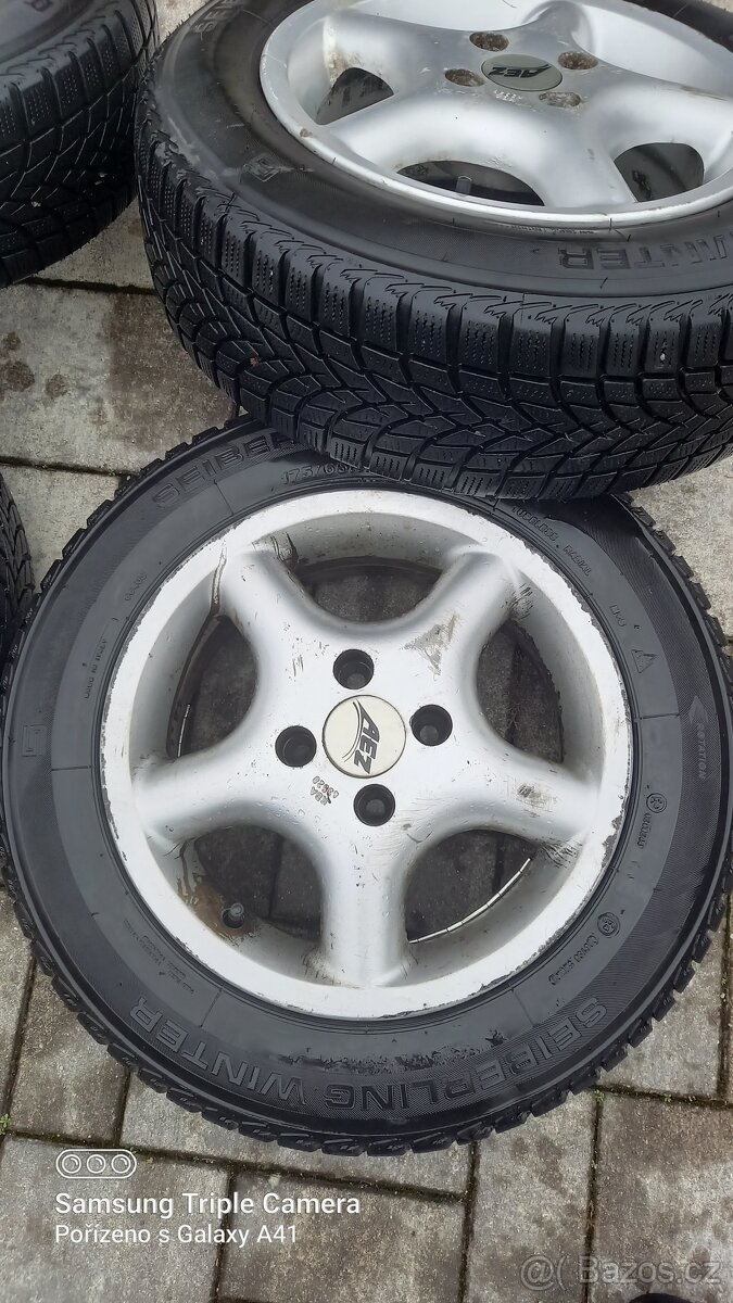 Alu kola a zimní pneu 14" - 3