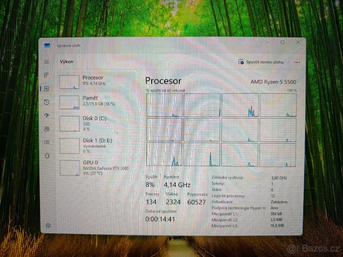 Herní PC | Ryzen 5 5500, RTX 3060, 16GB, 1TB SSD - 3