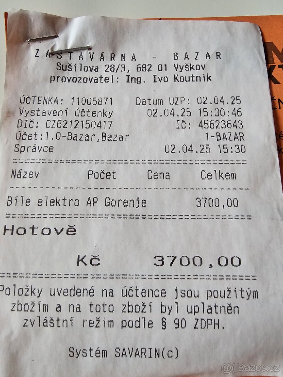 Pračka 6kg A+++ Záruka - 3