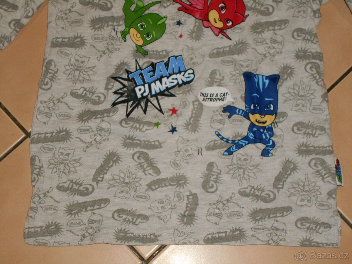 Tričko PJ masky na vel.122. - 3