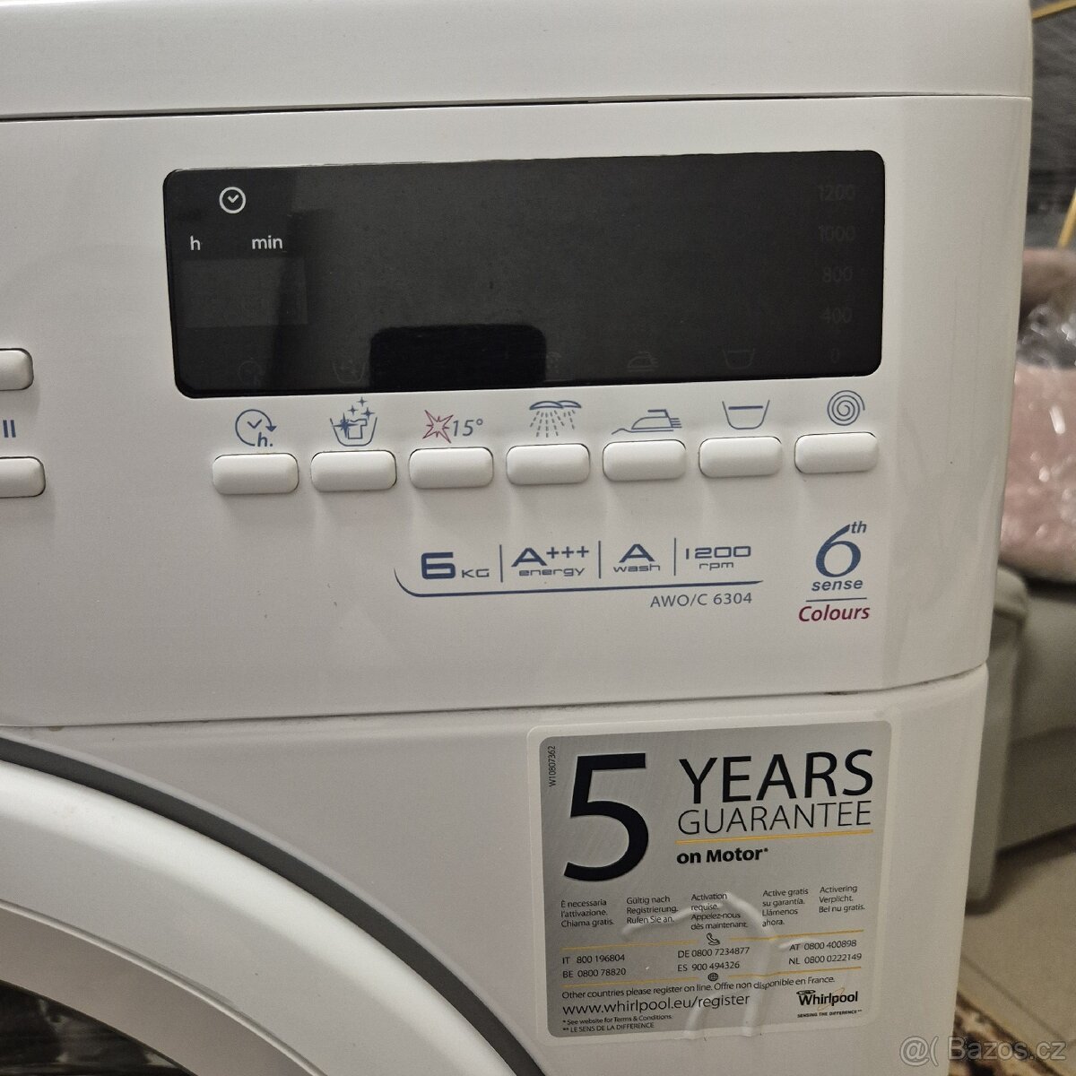 Pračka Whirlpool 6kg.A+++ - 3