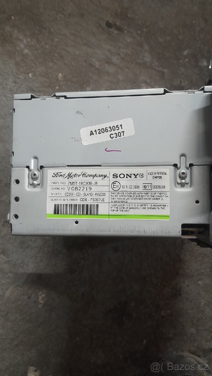 Ford mondeo mk4 autoradio sony - 3