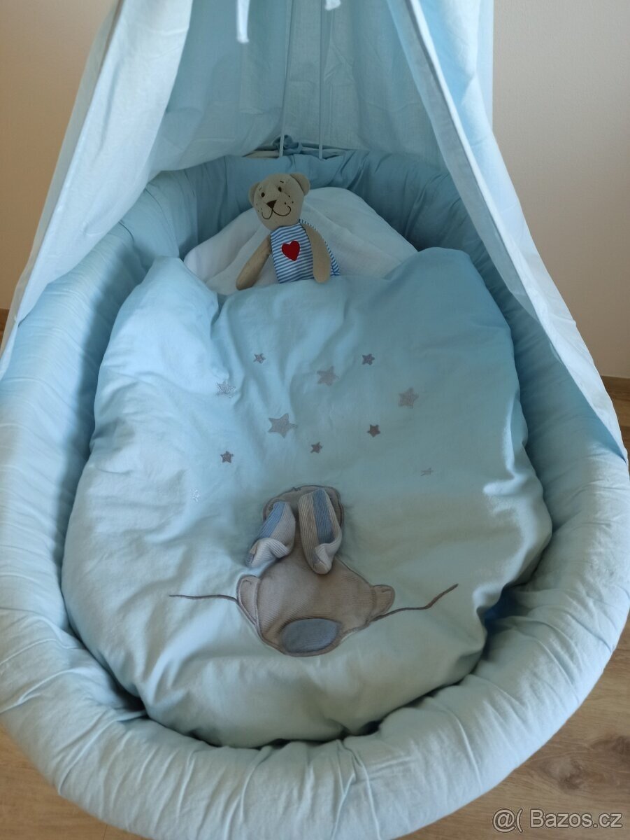 Proutěný koš pro miminko - 3