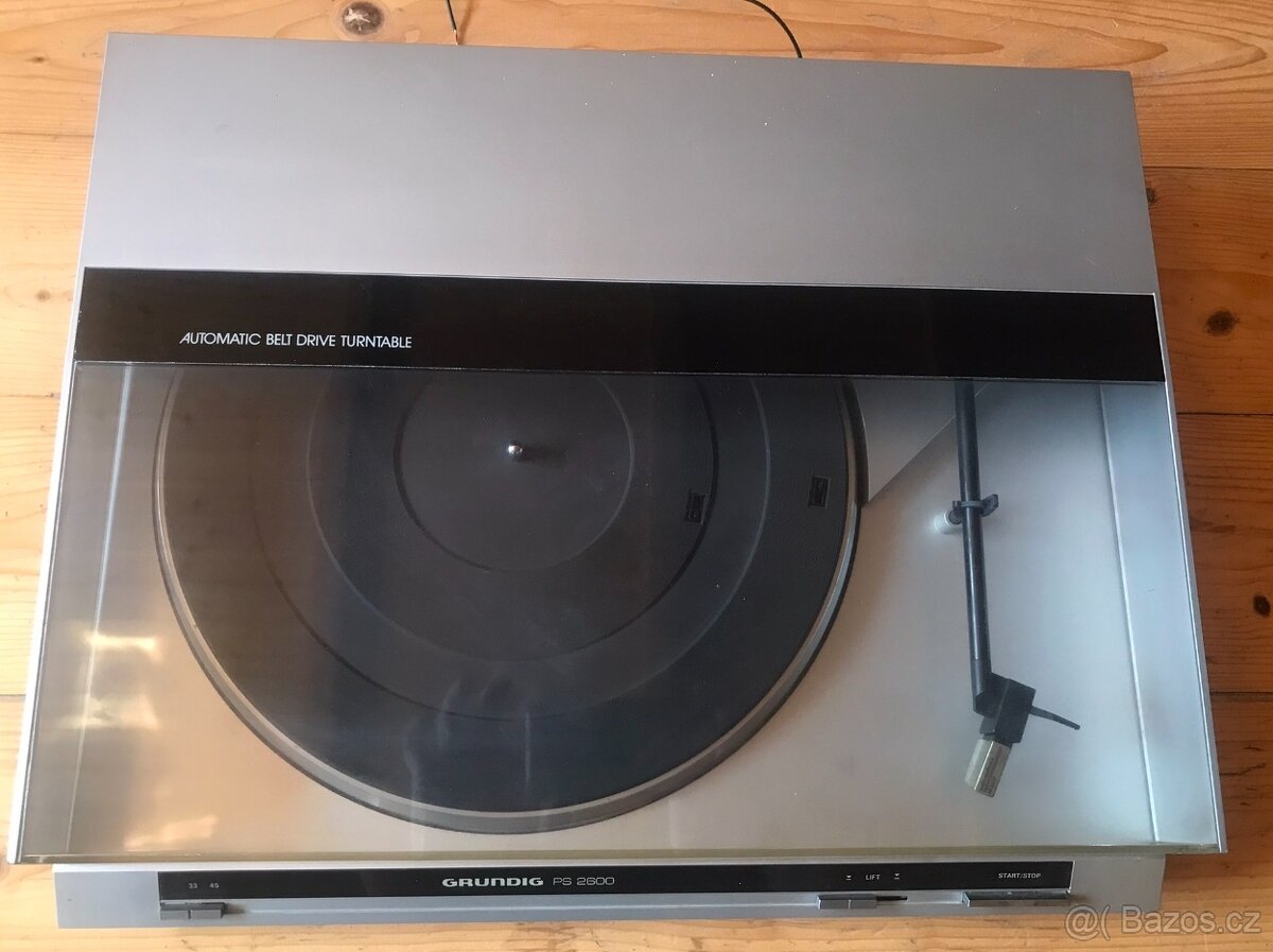 GRAMOFON GRUNDIG PS 2600 /TECHNICS (ROK 1982) PLNÝ AUTOMAT , - 3