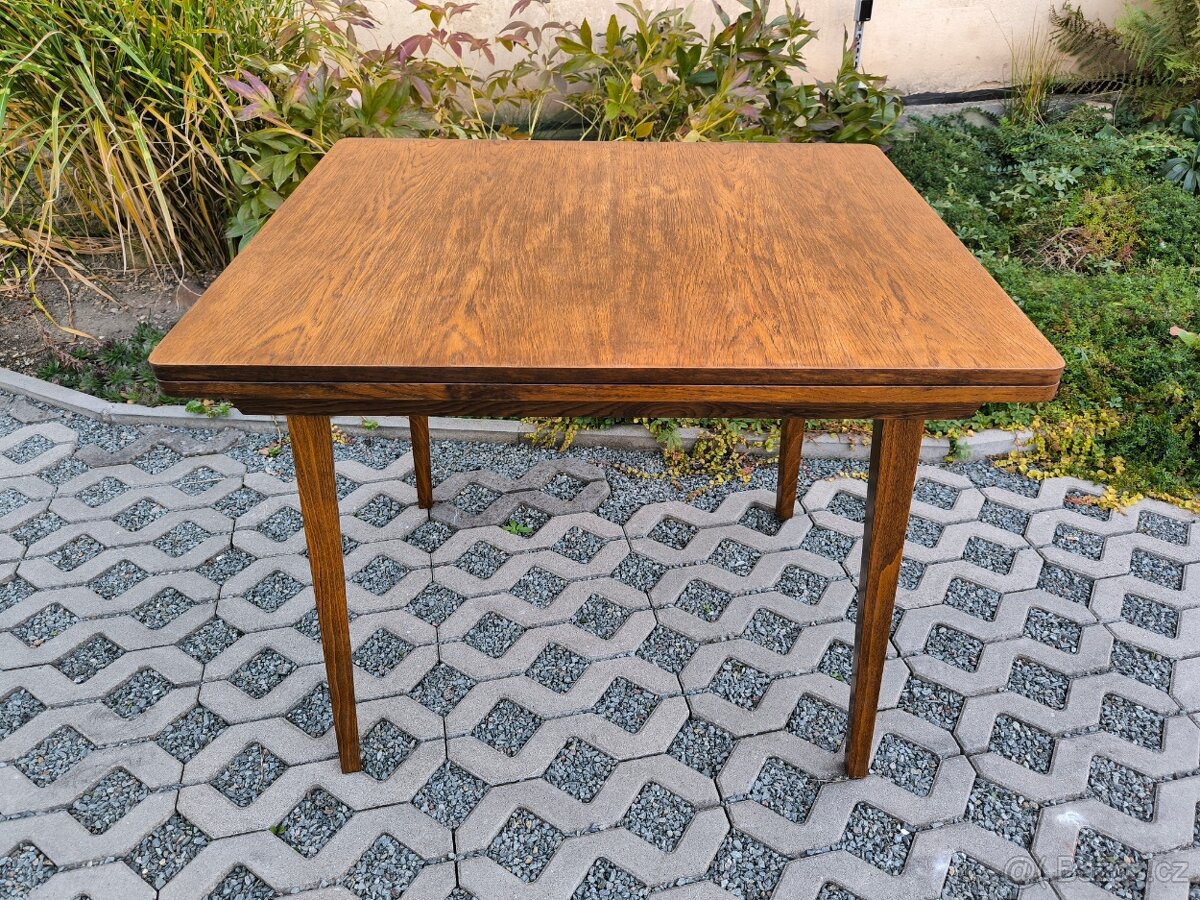 Retro jídelní rozkládací stůl Jitona - 60. léta - 3