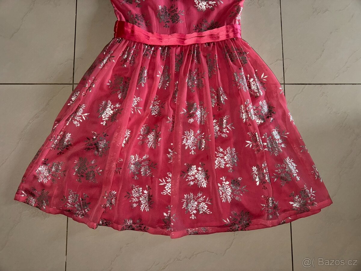 Dívčí společenské šaty vel.164 - 3