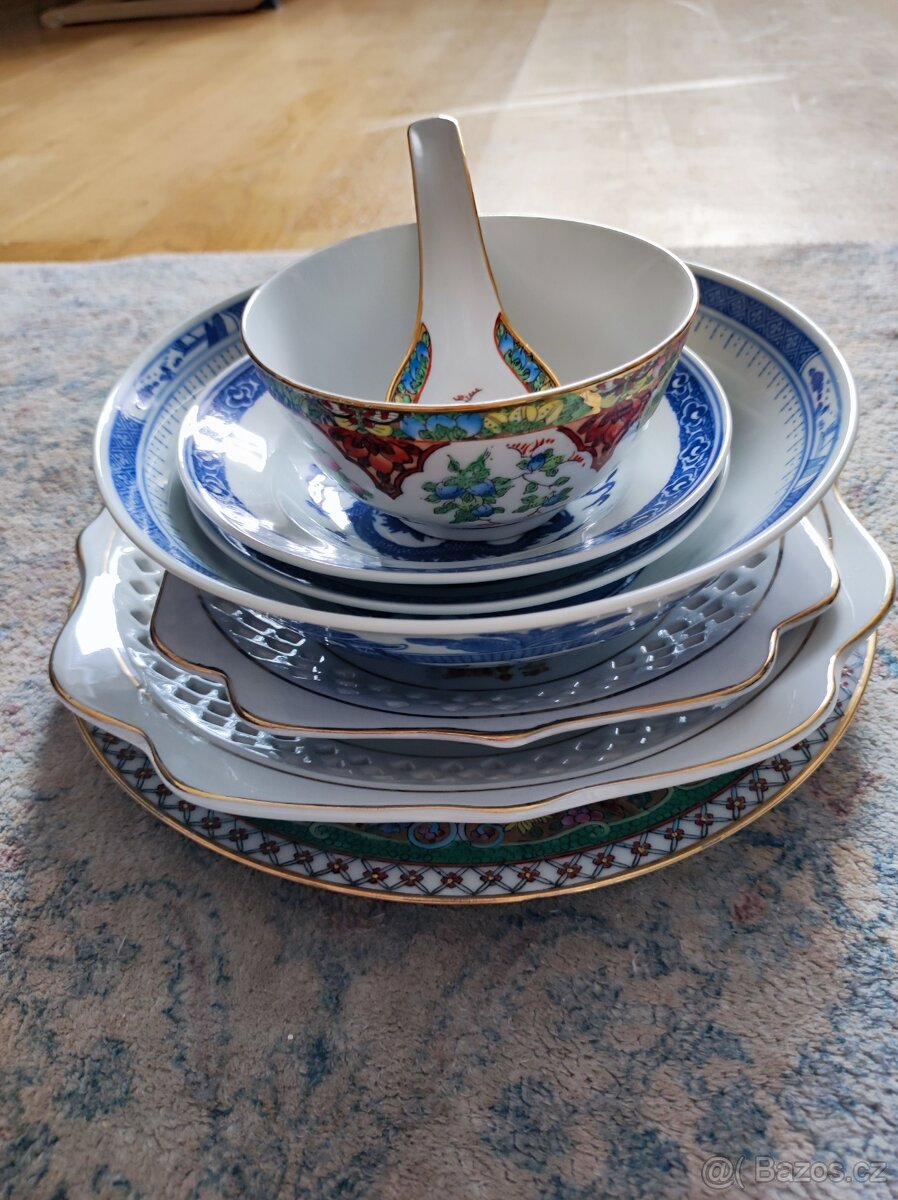 Porcelánová souprava – dekorativní, 8 ks - 3