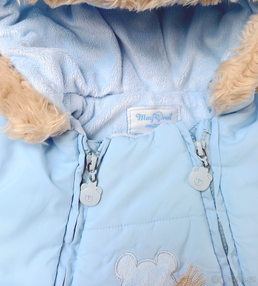 Modrá zimní kombinéza MAYORAL vel.74 - 3