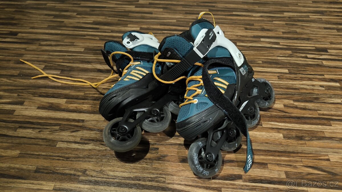 Inline brusle Oxelo nastavitelné velikost 32-35 - 3