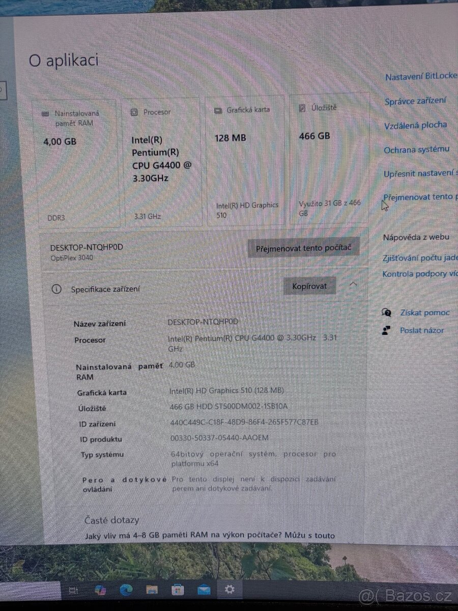 Stolni Dell optiplex 3040 - 3