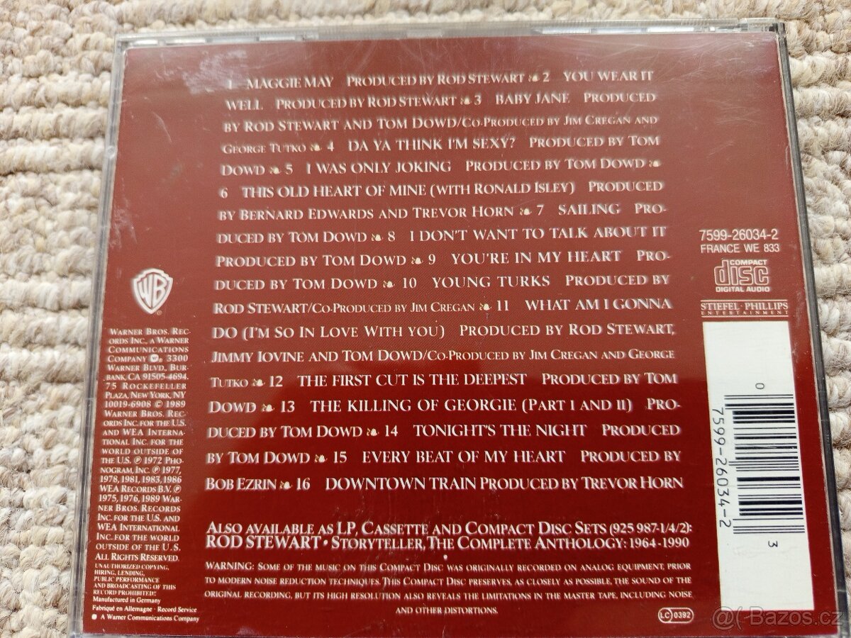 CD ROD STEWART - THE BEST OF výborný stav CD - 3