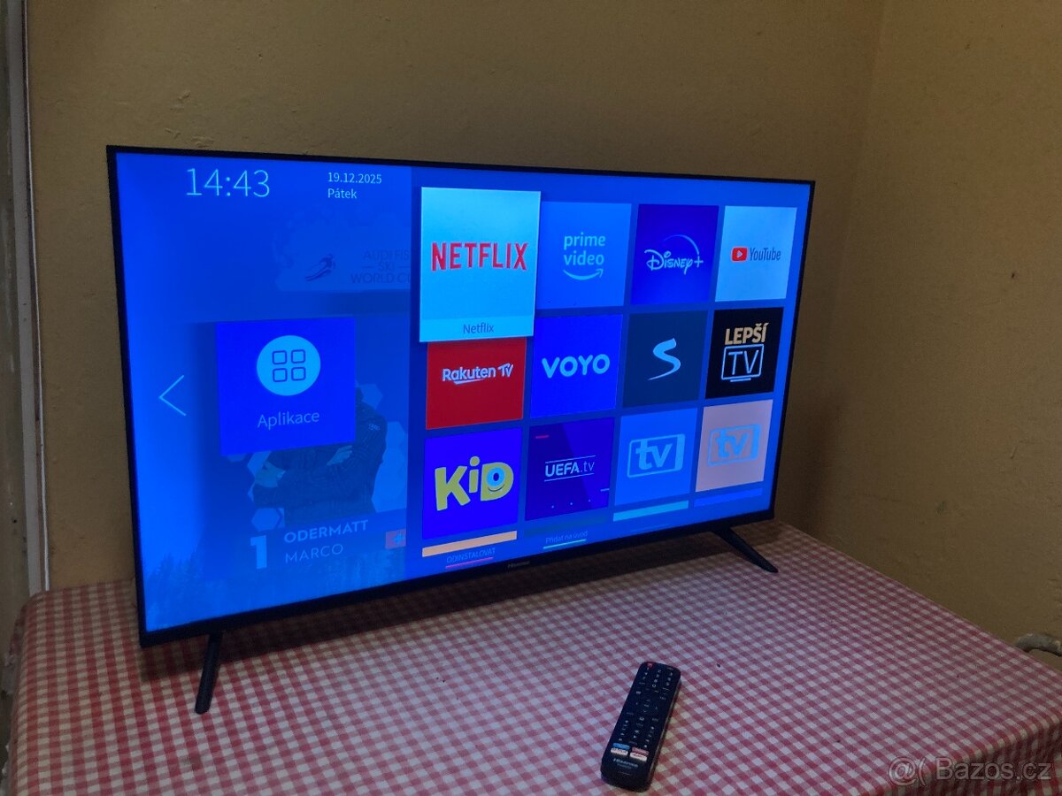 FULL HD LED Smart Televize Hisense 40A5620F - 100 cm - Wifi - 3