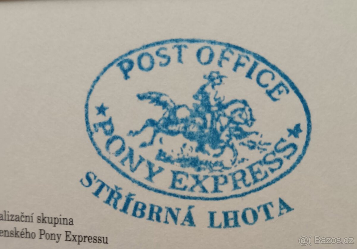 8x pohlednice Pony express. - 3