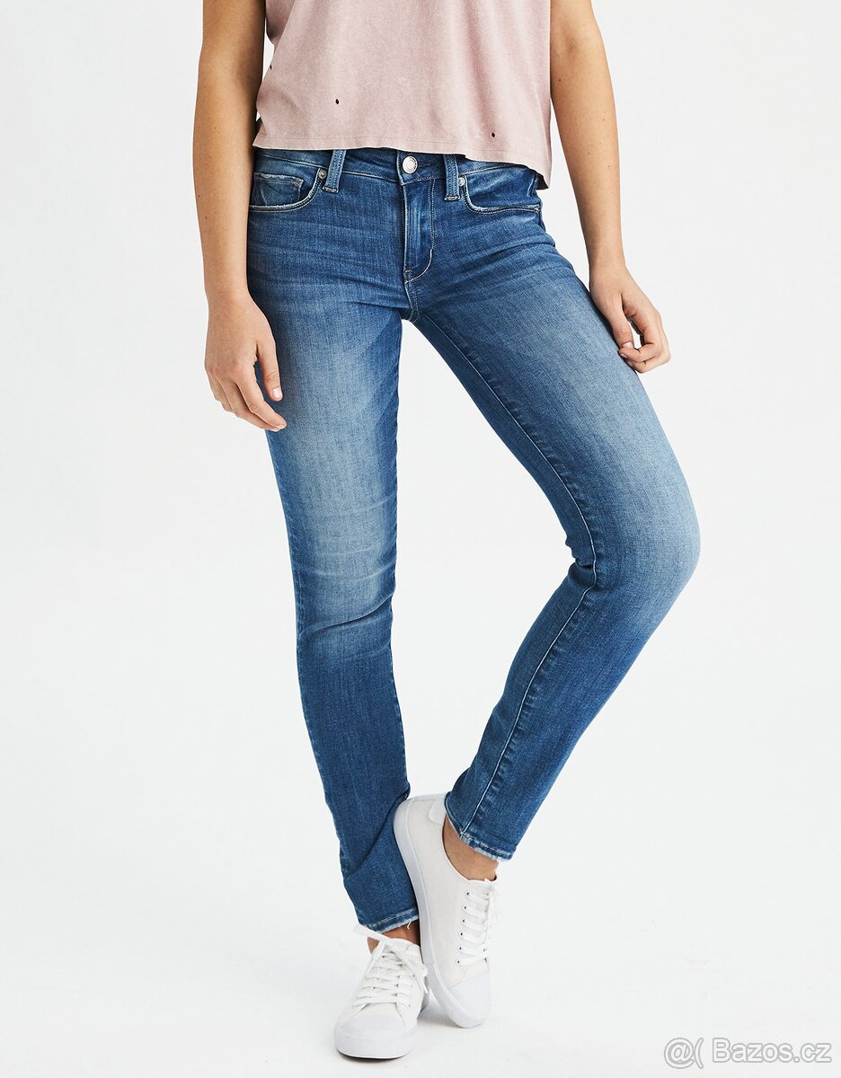 Modré rifle AMERICAN EAGLE vel. 28/34 - 3