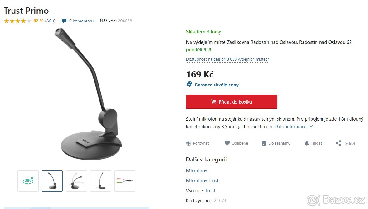 Mikrofon Trust Primo - 3