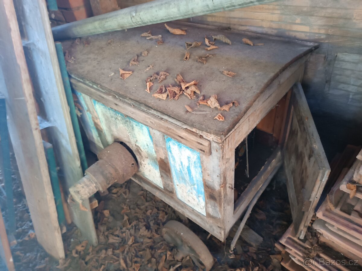 Starožitné stroje, šrotovník, pila, mandl, motor - 3