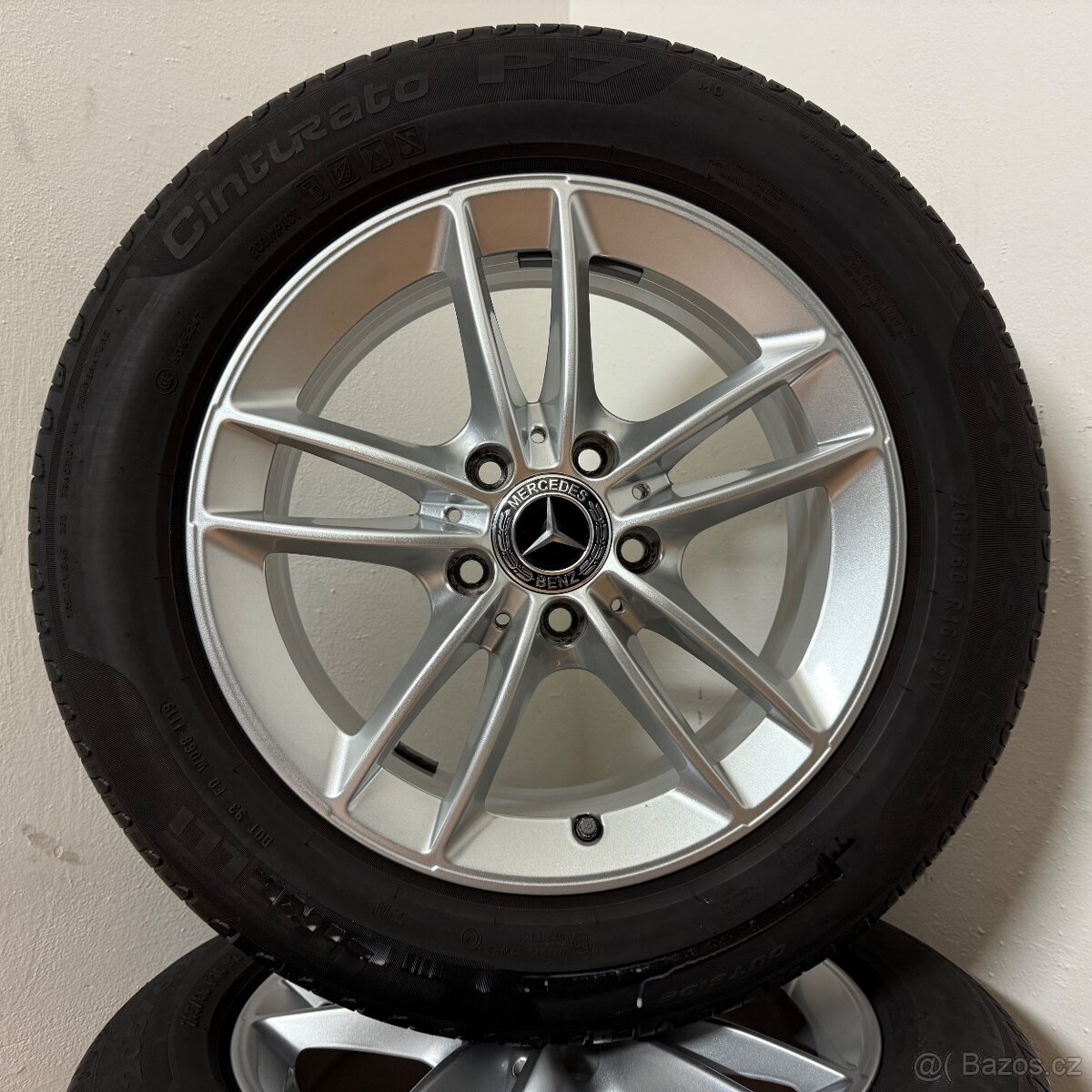 MERCEDES A/B/CLA 5x112 R16 ET44+LETNÍ 205/60R16 6m - 3
